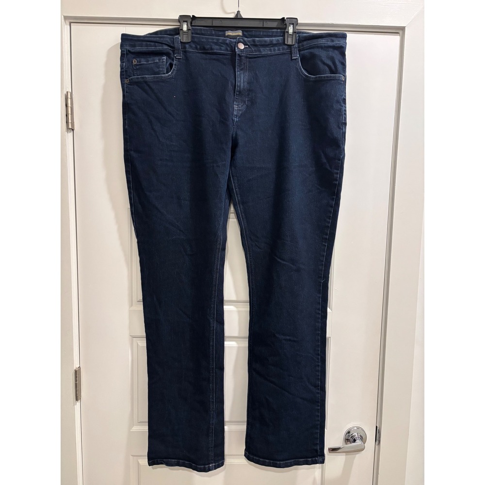 Apparel Collection Dark Wash Straight Leg Jeans Size 46-R Blue Denim MC288